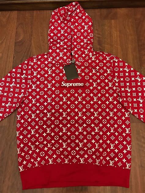 lv supreme hoody|supreme louis vuitton shirt.